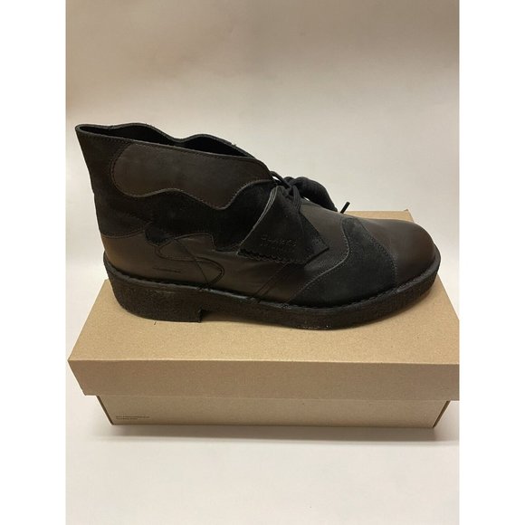 Clarks Originals Men’s Leather Desert Boots Black Patch Sizes 10 and 12